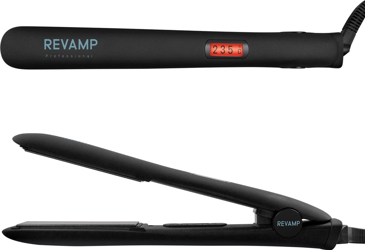 Revamp sirgendaja ST-1000-EU Progloss Digital Ceramic Hair Straightener, must