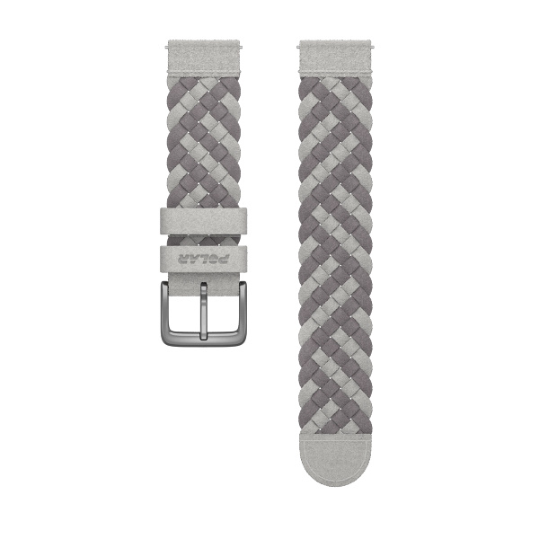 Polar pulsikella rihmade komplekt Wrist Band 20mm Alcantara Stone hall, M-L