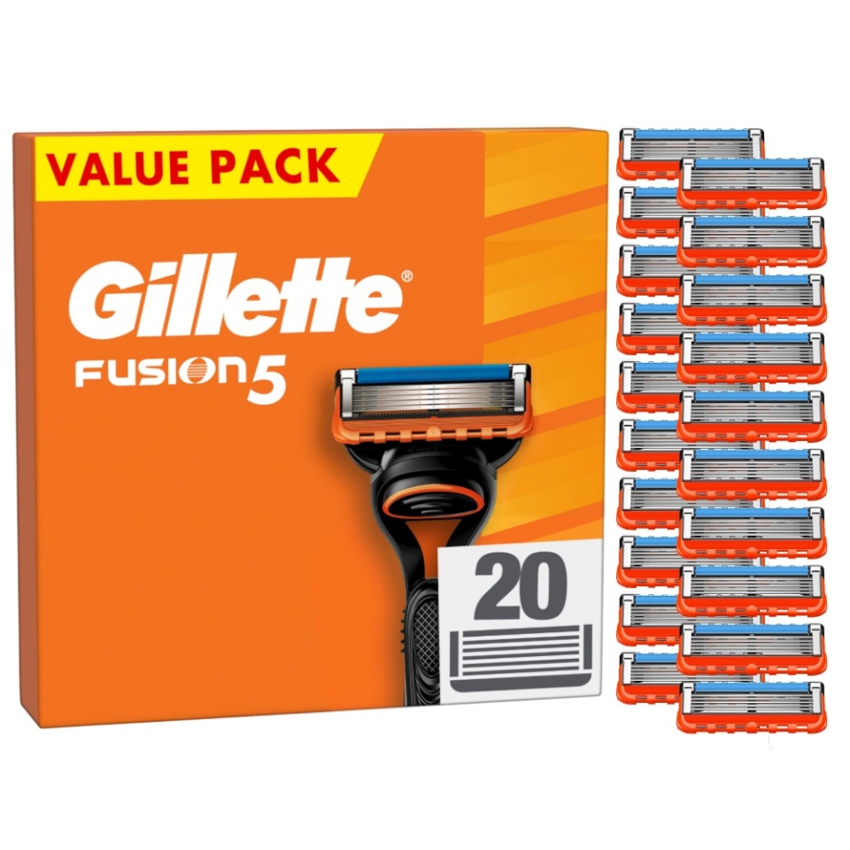 Gillette Fusion5 raseerija Terad Meestele, 20 Vahetustera