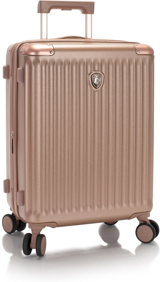 Heysi reiekohver Luxe 53cm, roosakuldne