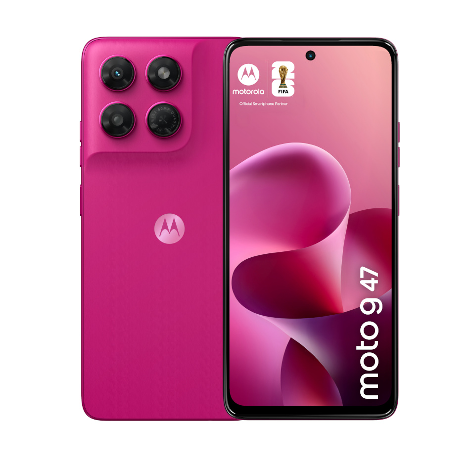 Motorola mobiiltelefon moto g47 128GB (Fuchsia Red, Android 16, 8 GB)