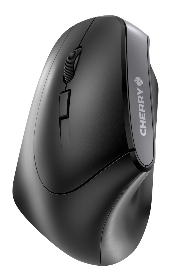Cherry MW 4500 vasakukäelise ergonoomiline juhtmevaba hiir, must
