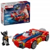 Lego klotsid MARVEL 76336 Spider-Man Car vs. Venomized Wolverine