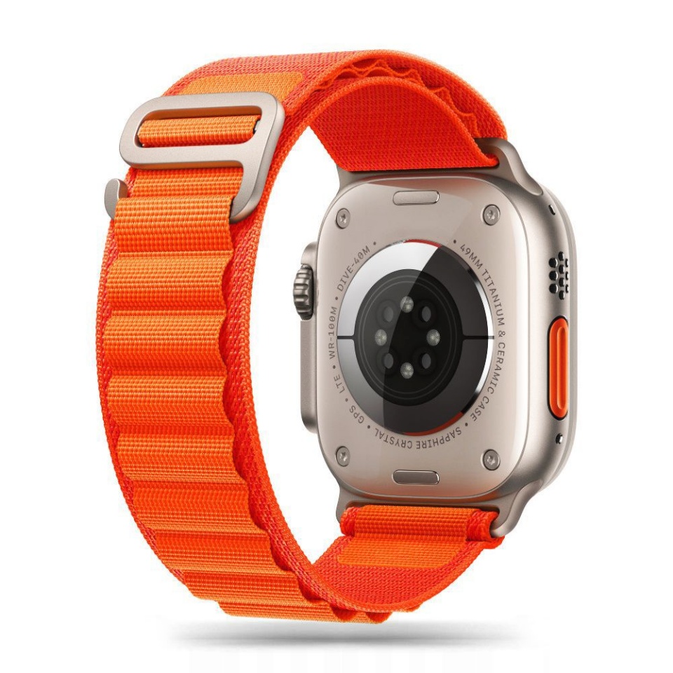 Tech-Protect kellarihm Nylon Pro Apple Watch 42/44/45/49mm Orange, oranž