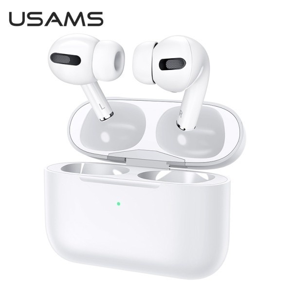 USAMS kõrvaklapid Bluetooth Headphones TW S 5.0 YS Series valge