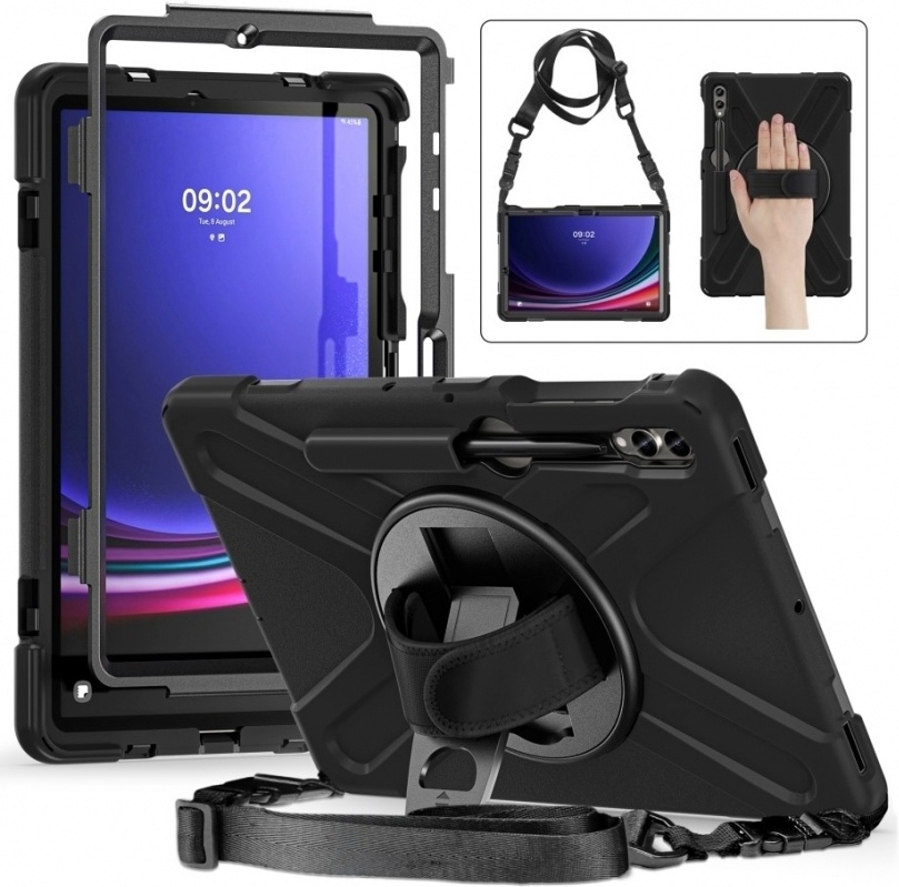 Insmat kaitsekest Rugged Armor kõva ümbris Samsung Galaxy Tab S9 FE-le