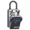 Master Lock turvakoodiga võtmekarp 5440EURD Key Safe Bluetooth with Bracket, must/hõbedane