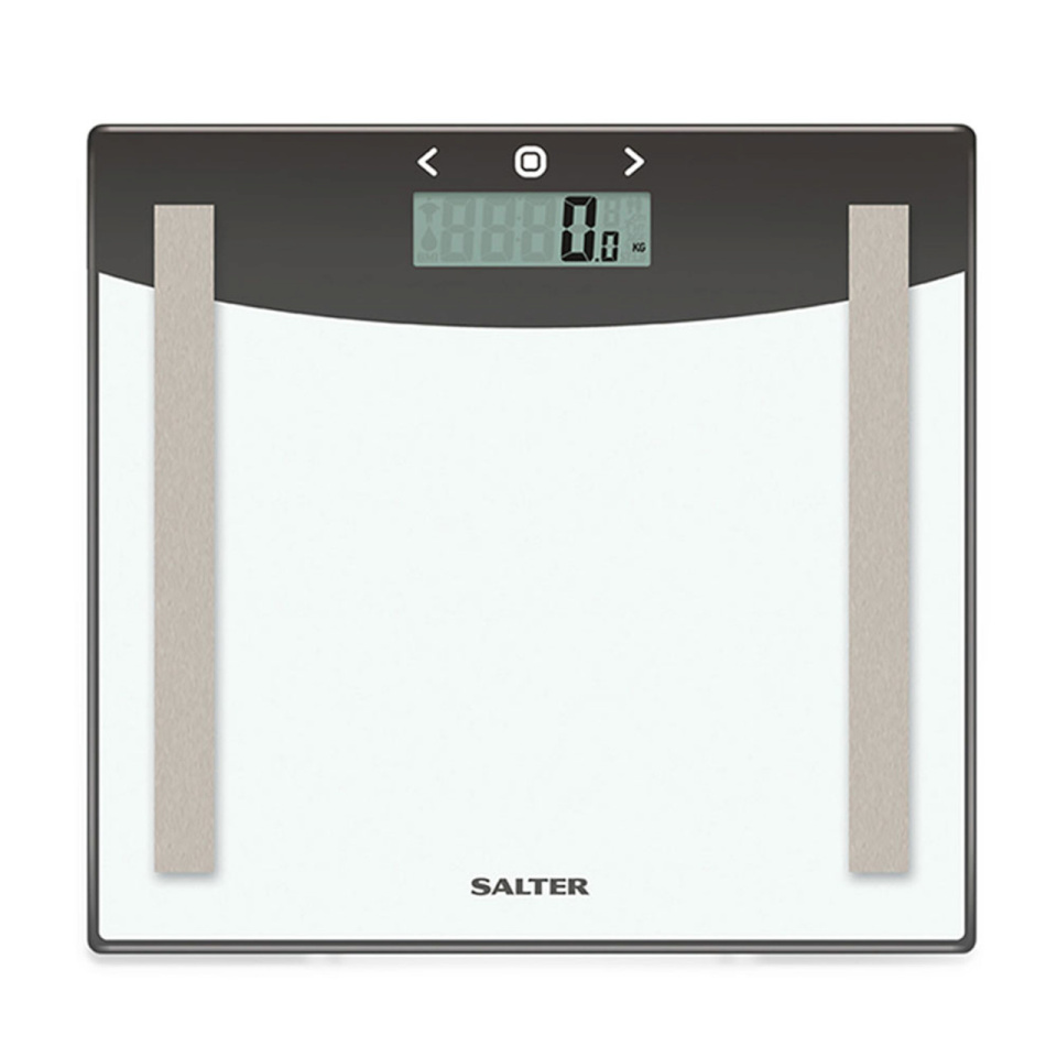 Salter vannitoakaal 9137 SVWH3R Glass Analyser Bathroom Scale, hõbedane