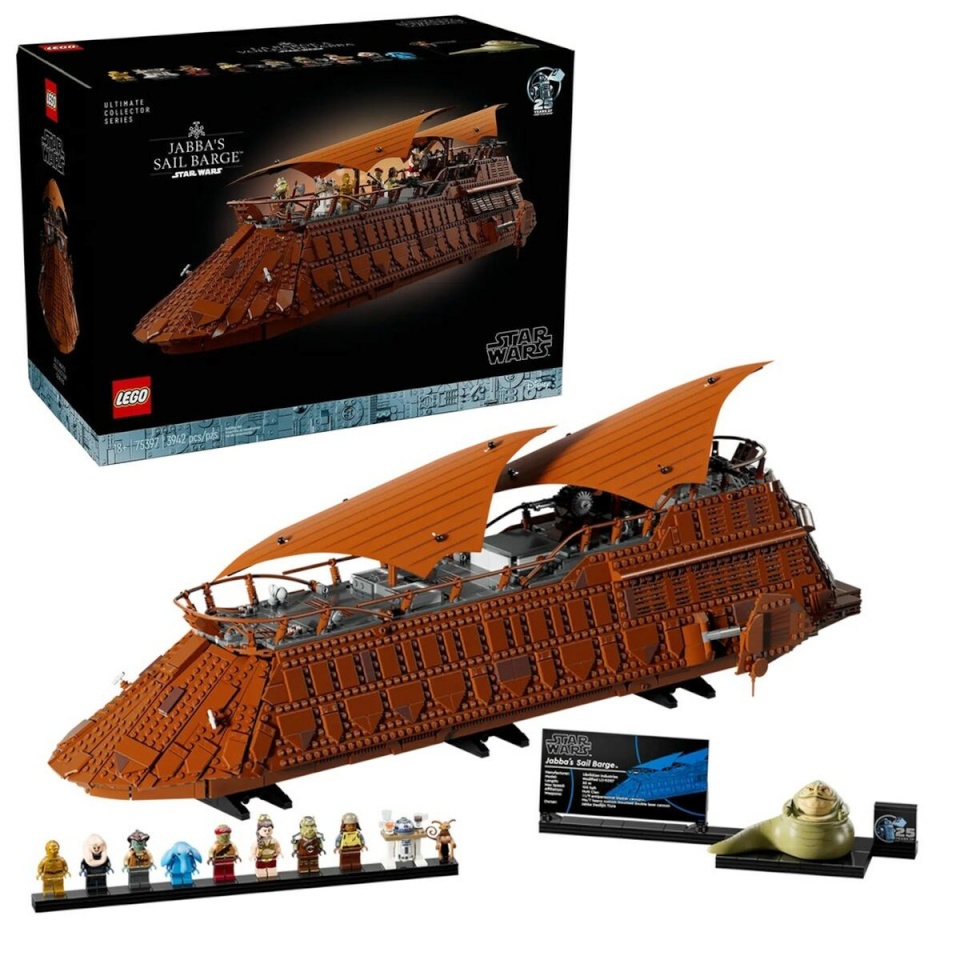 Lego klotsid konstruktor 75397 - Star Wars Jabba Sail Barge 3943-osaline