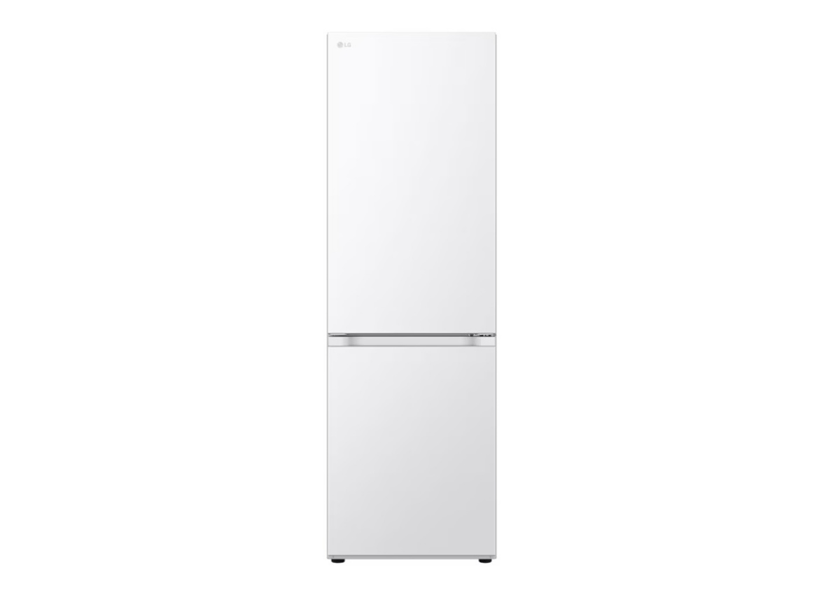 LG külmik | GBV21L0ESW | Energy efficiency class E | Free standing | Combi | Height 186cm | No Frost system | Fridge net capacity 234 L | Freezer net capacity 110 L | Display | 35 dB | valge