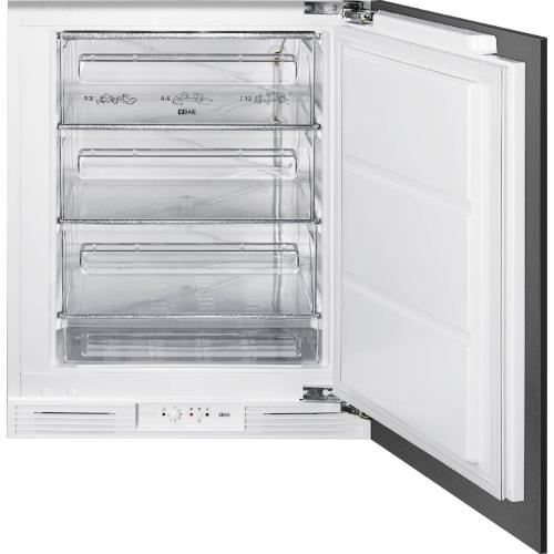 SMEG sügavkülmik U8F082DE1 integreeritav, 82cm, 95 l, 40dB, mehaaniline juhtimine, valge