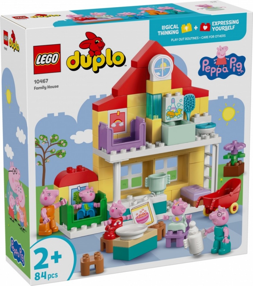 Lego klotsid Bricks DUPLO Peppa Pig 10467 Family House
