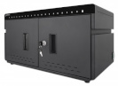 Manhattan iPad to 11" 20-bay Charging Cabinet Desktop via USB-C, Also other tablets and smartphones (with device to USB-C cable), Bays 264x22x235mm, Device charging cables not included (suggest USB-C cable 354868), Cart, Lockable, EU/UK power cords