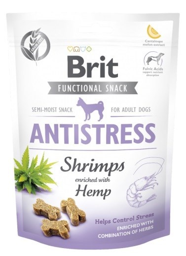 Brit maius koerale Functional Snack Antistress Shrimp - Dog treat - 150g