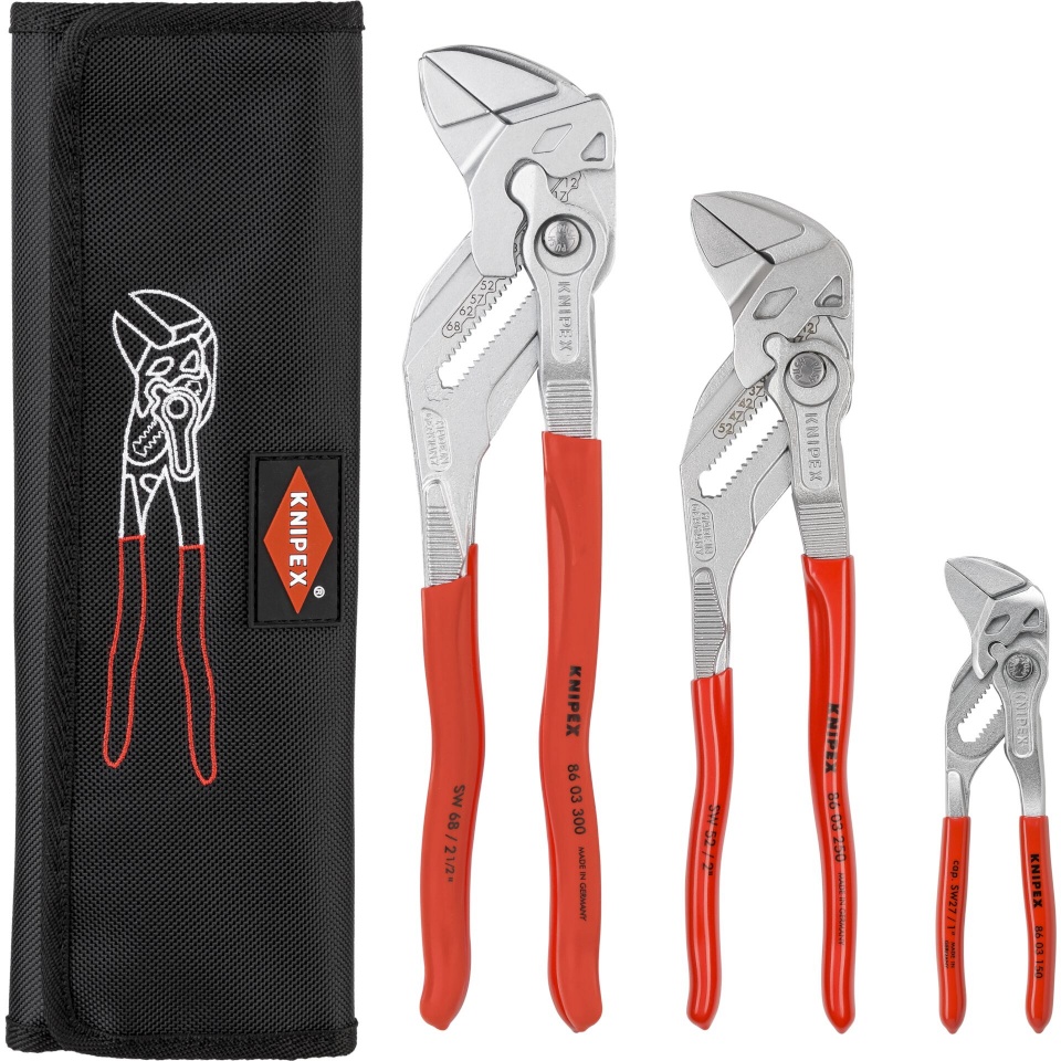 Knipex tangide komplekt Set of Pliers 3-osaline