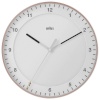 Braun seinakell BC 17 PW DCF Radio Wall Clock, roosa/valge