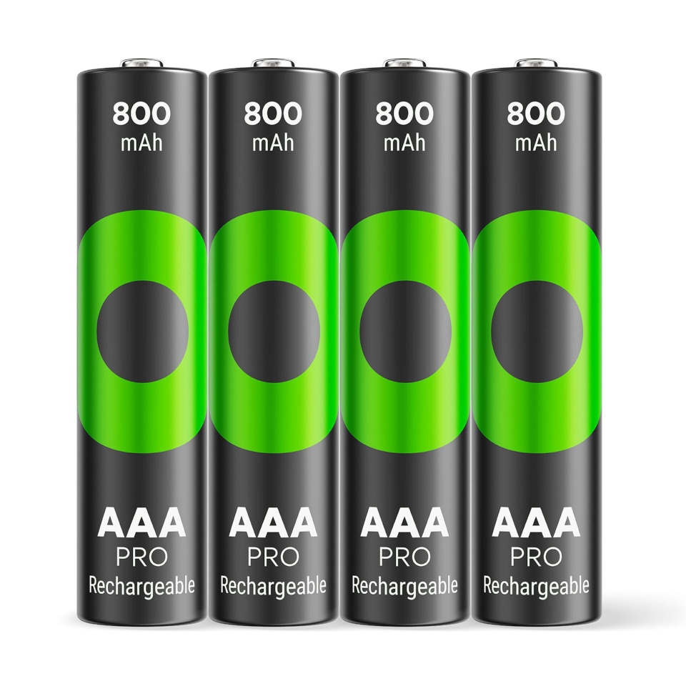 Gp Batteries akud 1x4 ReCyko Pro NiMH AAA/Micro 800mAh Pro