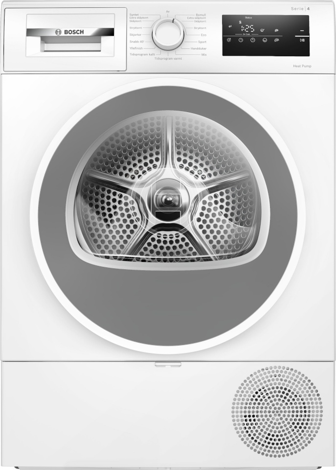 Bosch kuivati WTH85V0CSN Serie 4 Heat Pump Tumble Dryer, 8kg, valge
