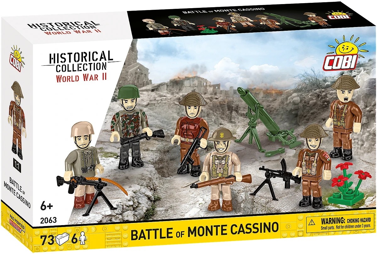 Cobi klotsid Blocks Battle of Monte Cassino