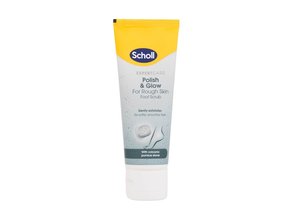 Scholl jalakoorija Expert Care Polish & Glow Foot Scrub 75ml, naistele