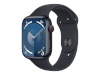 Apple Watch Series 9 GPS + Cellular 45mm Midnight Aluminium Case with Midnight Sport Band - M/L Apple