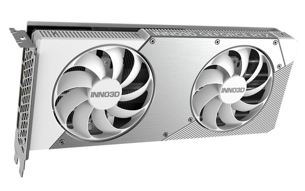 INNO3D videokaart nVidia GeForce RTX 5070 TWIN X2 OC valge 12 GB GDDR7