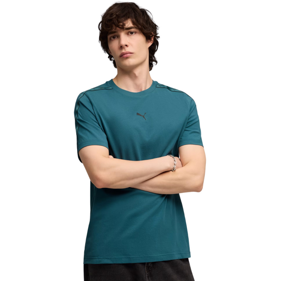 Puma T-särk meestele Tape Tee türkiis 691693 41 suurus XL