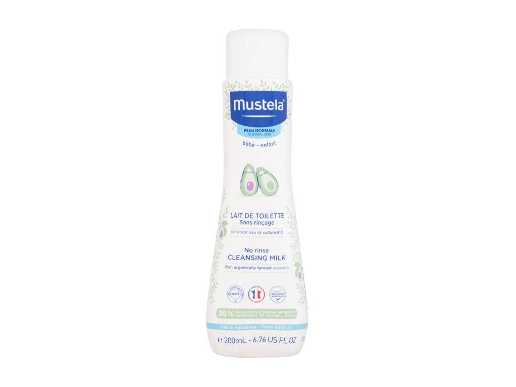 Mustela ihupiim Bébé No Rinse Cleansing Milk 200ml,
