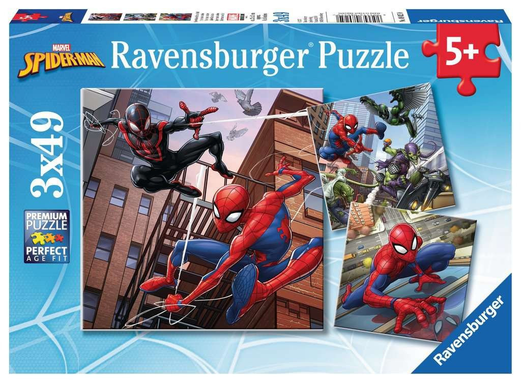 Ravensburger pusle 3x49-osaline Spiderman