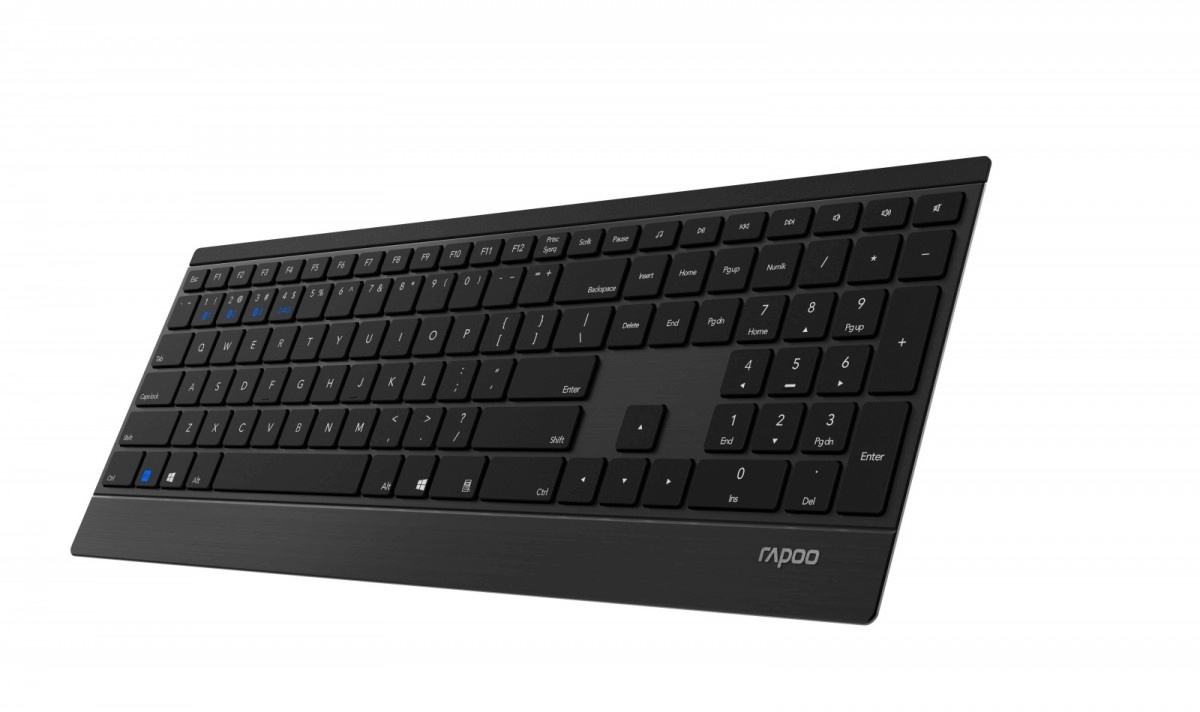 RAPOO klaviatuur Wireless Keyboard E9500M UI must