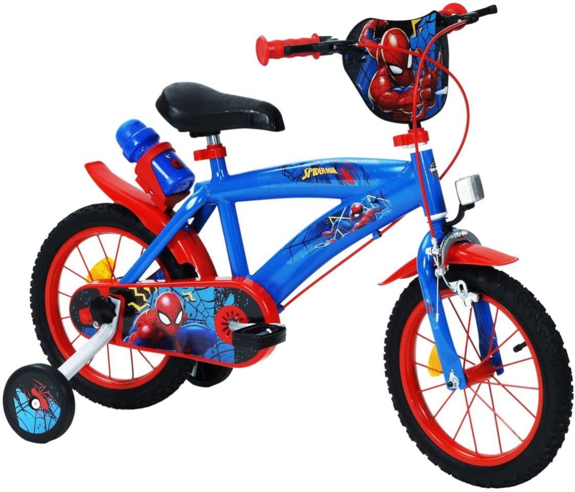 Huffy laste jalgratas Spider-Man 14" Disney, sinine/punane