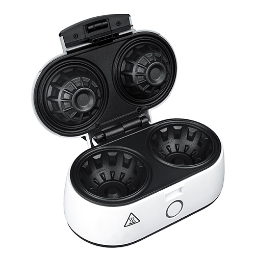 Adler vahvliküpsetaja AD 3062 Waffle Bowl Maker, valge/must