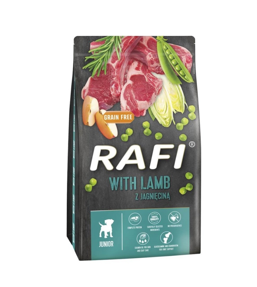 Dolina Noteci kuivtoit koerale Rafi Junior with Lamb, 10kg