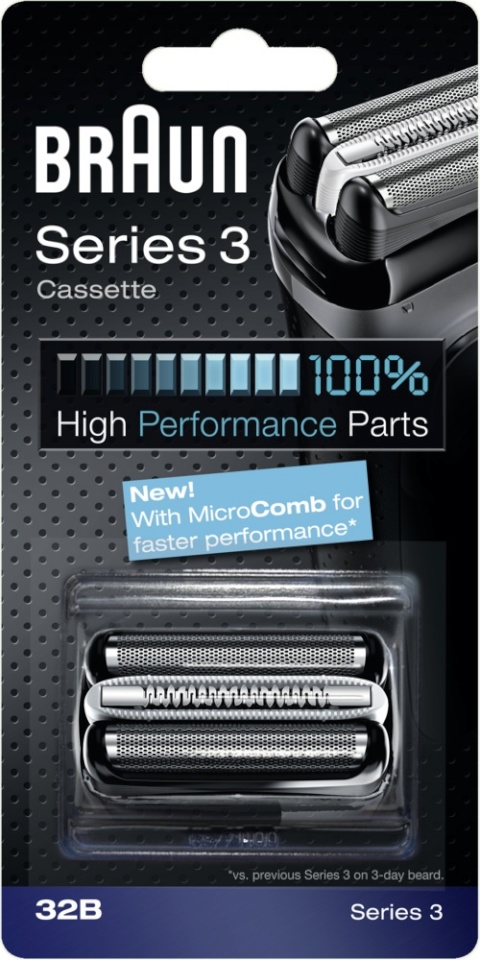 Braun varutera 32B Replacement Shaving Head Combination Pack, must