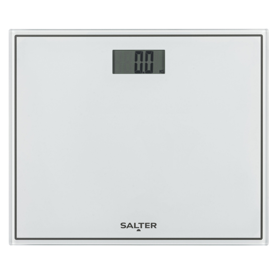 Salter vannitoakaal 9207 WH3R Compact Glass Electronic Bathroom Scale, valge
