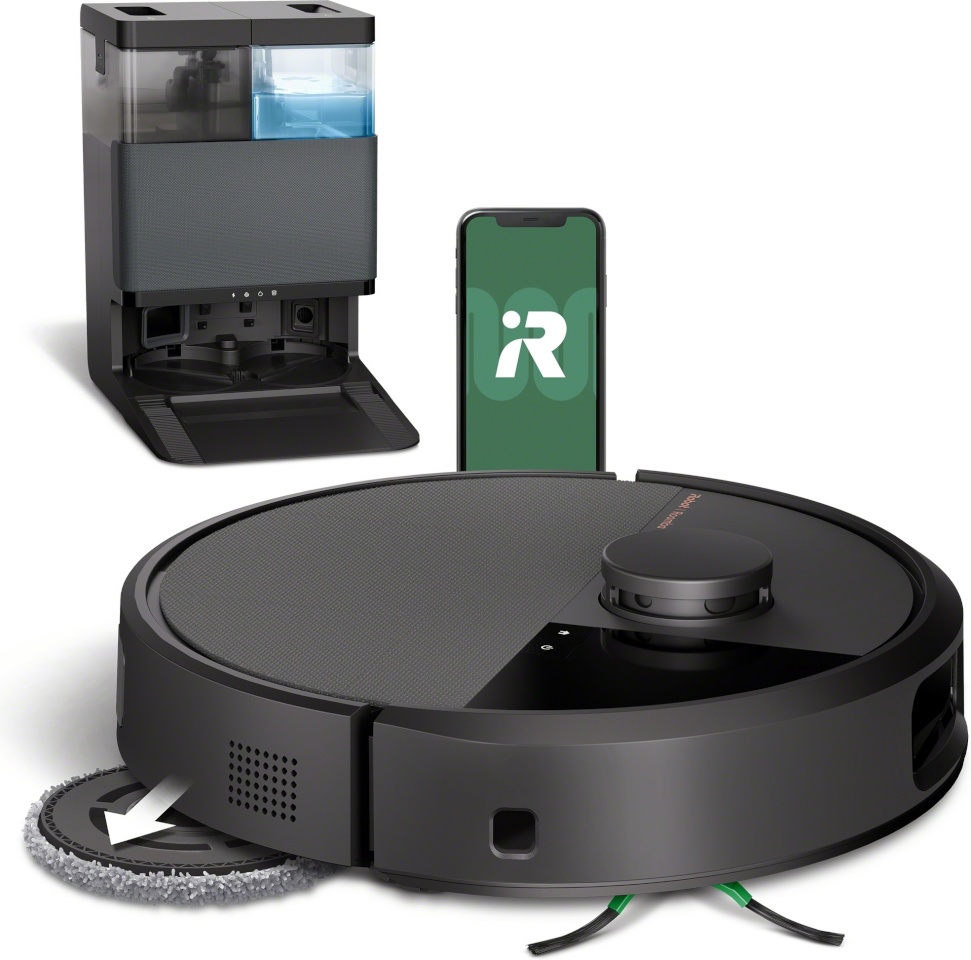 iRobot robottolmuimeja Roomba 505 Combo+ Robot Vacuum Cleaner, must