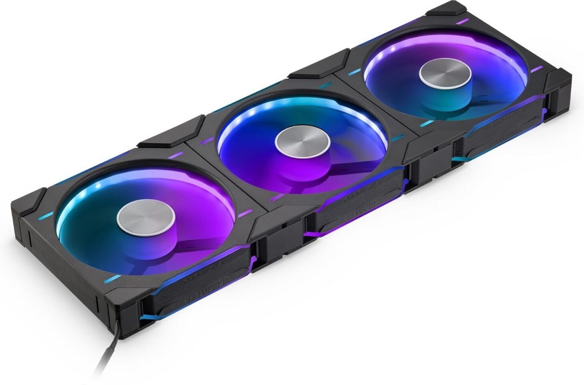 Phanteks D30-140 vastupidise õhuvooluga D-RGB PWM, must, 140 mm, 3 tk.