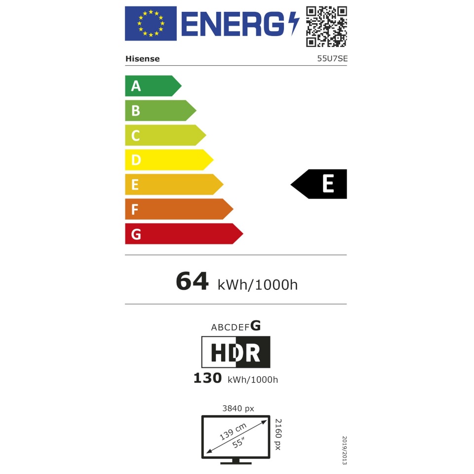 Hisense televiisor 55U7SE