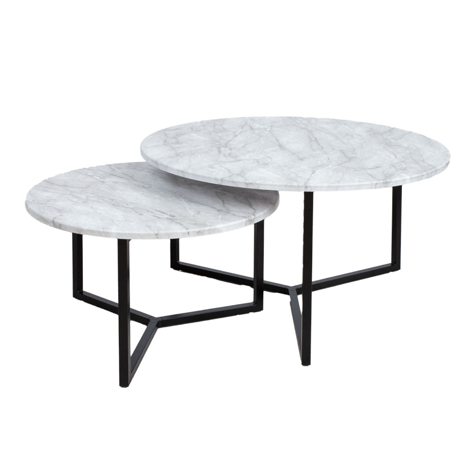 H4Y diivanilaud AKIRA 2tk D80xH45cm, D60xH37cm, helehall