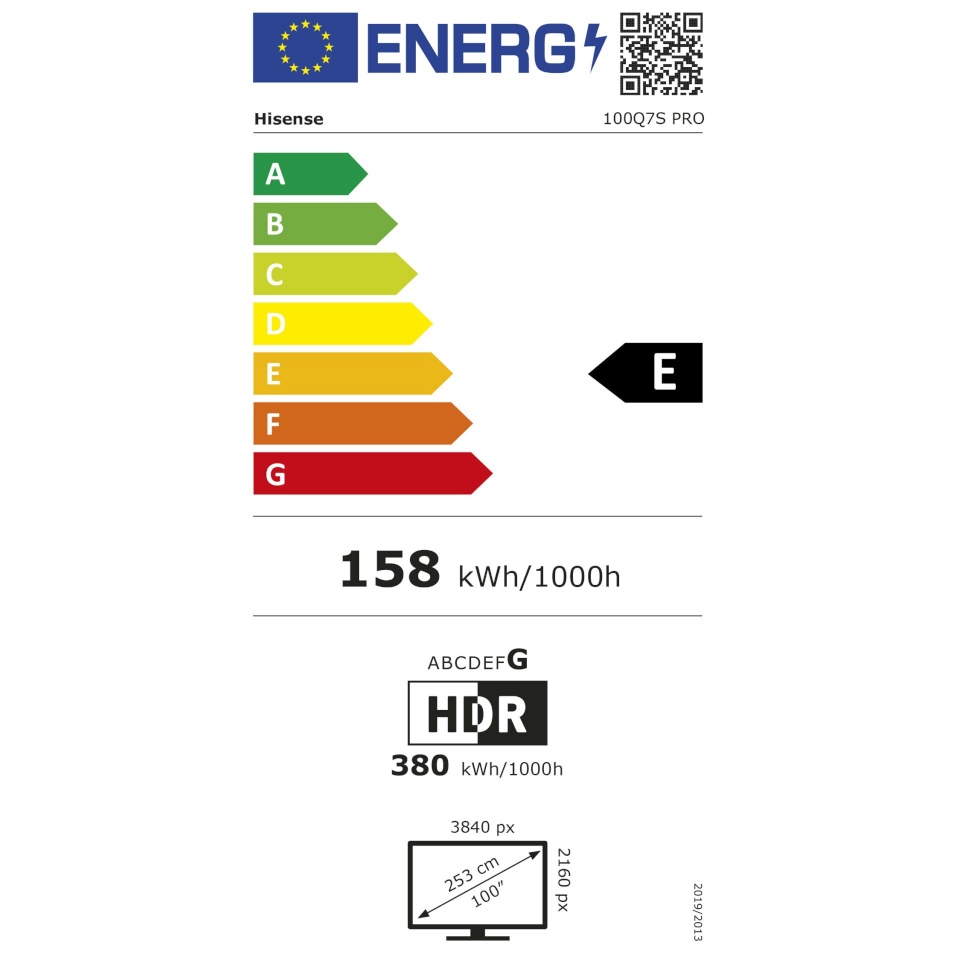 Hisense televiisor 100Q7S PRO