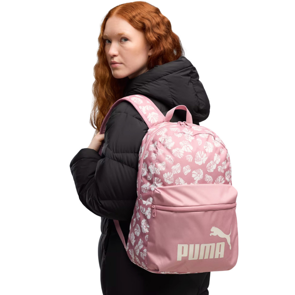 Puma seljakott Phase Aop roosa / Kwiaty 91169 11