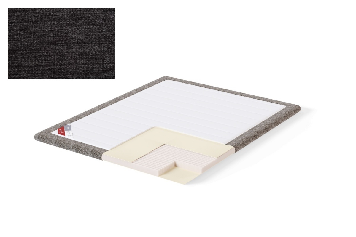 Sleepwell kattemadrats TOP LATEX LUX, 140x200x6cm, VERANO tumehall, mööblikangast servaga