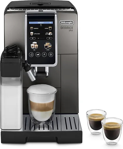 DeLonghi espressomasin Dinamica Plus ECAM380.95.TB, Titanium