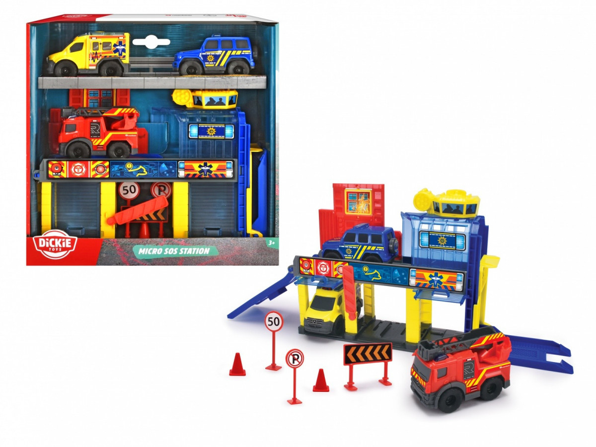 Dickie station rescue SOS Mini 3 vehicles