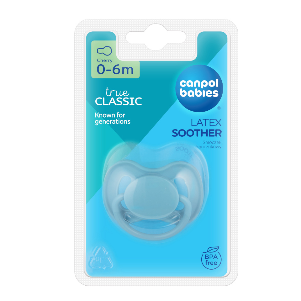 Canpol BABIES lateksist ümmargune lutipudeli NUDE, 0-6m, 23/223_blu