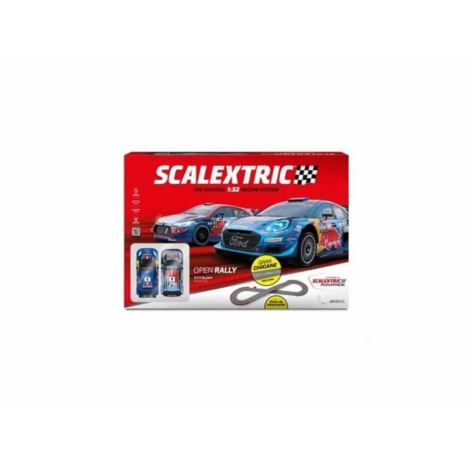 Scalextric võidusõidurada Open Rally 233x77cm