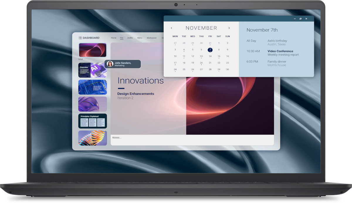 Dell Pro 15 Essential PV15255/ AMD Ryzen 3 7320U/ 8GB/ 512GB SSD/ 15.6" FHD/ WLAN + BT/ Kb/ W11 Home/Carbon must/ 3yrs Prosupport