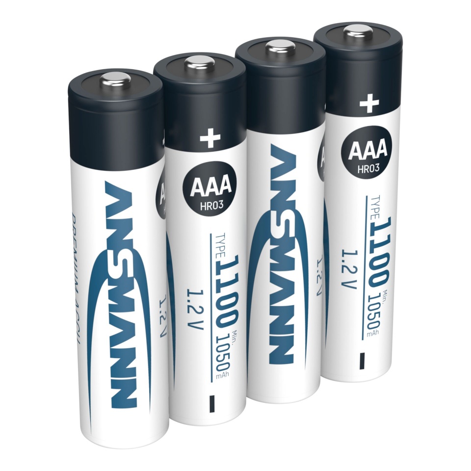Ansmann akud 12x4 NiMH 1100 Micro AAA 1050mAh