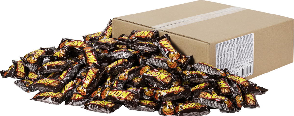 Nestle šokolaadi batoonid Lion Mini, 5kg