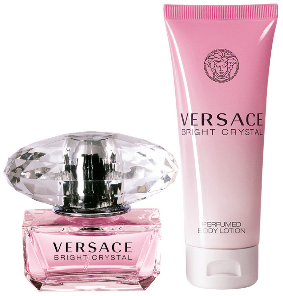 Versace komplekt Bright Crystal EDT 50ml + Body Lotion 100ml, naistele